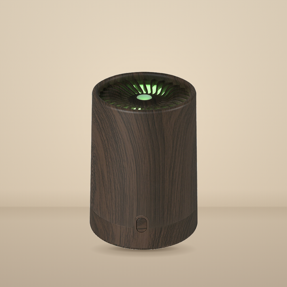 USB-Aromadiffusor – Luftbefeuchter mit Holzmaserung